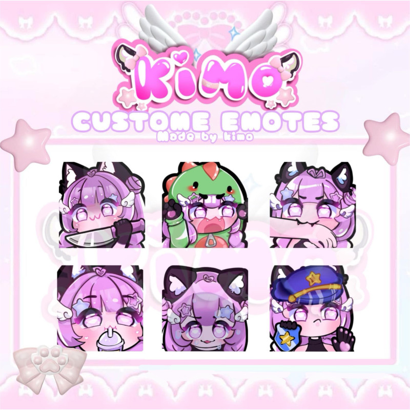 Customized Twitch Emote (6 Emotes) Customized Twitch Emote (6 Emotes)