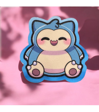 Pokémon: Snorlax Glittered Stickers