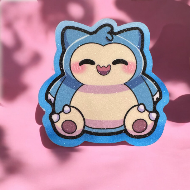 Pokémon: Snorlax Glittered Stickers Pokémon: Snorlax Glittered Stickers