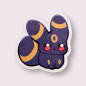 Umbreon Holographic Sticker Umbreon Holographic Sticker