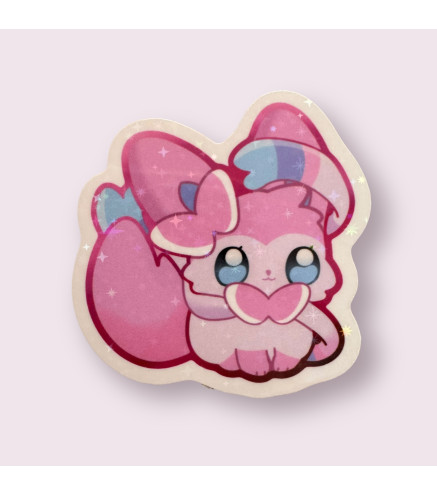 Sylveon Holographic Sticker