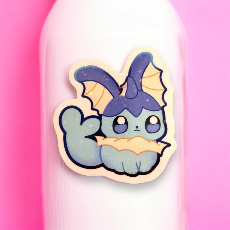 Vaporeon Holographic Sticker Vaporeon Holographic Sticker