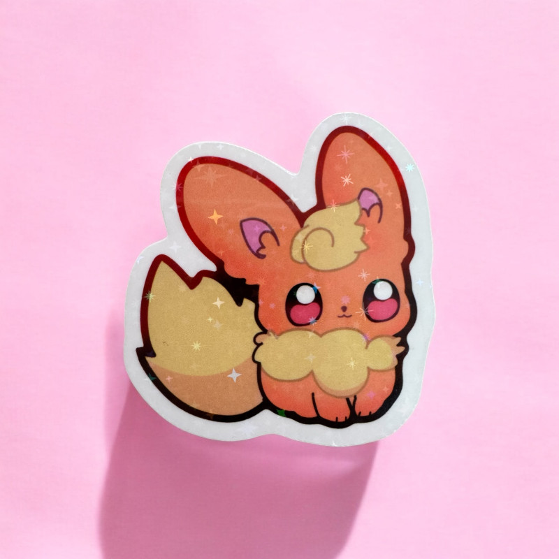 Flareon Holographic Stickers Flareon Holographic Stickers