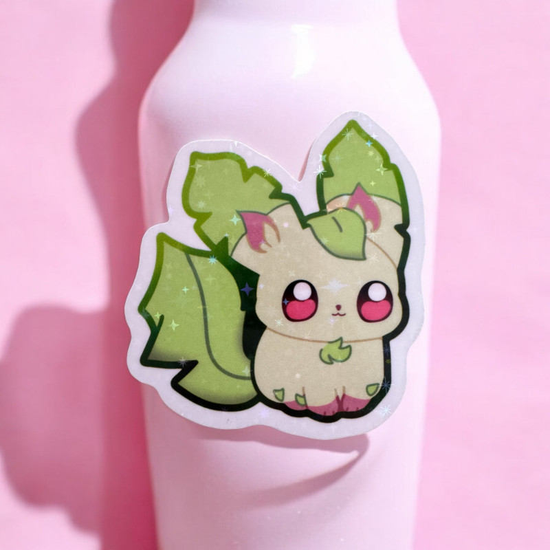 Leafeon Holographic Stickers Leafeon Holographic Stickers