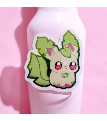 Leafeon Holographic Stickers