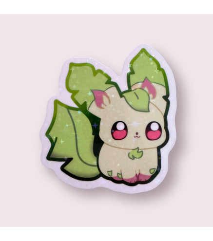 Leafeon Holographic Stickers
