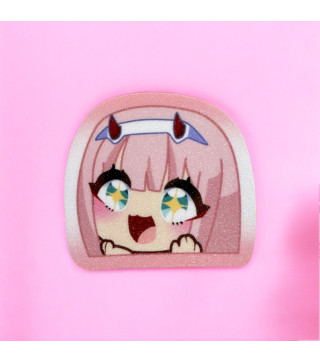 Darling in the Franxx: Zerotwo Glittered Stickers