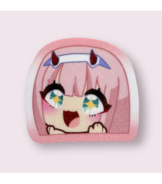 Darling in the Franxx: Zerotwo Glittered Stickers