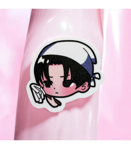 Attack On Titan: Levi Glittered Stickers