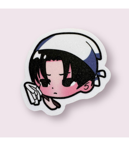 Attack On Titan: Levi Glittered Stickers