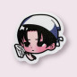 Attack On Titan: Levi Glittered Stickers Attack On Titan: Levi Glittered Stickers