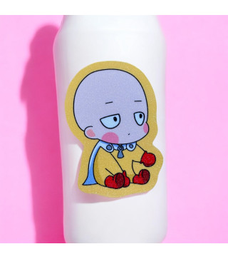 One-Punch Man: Saitama Glittered Stickers