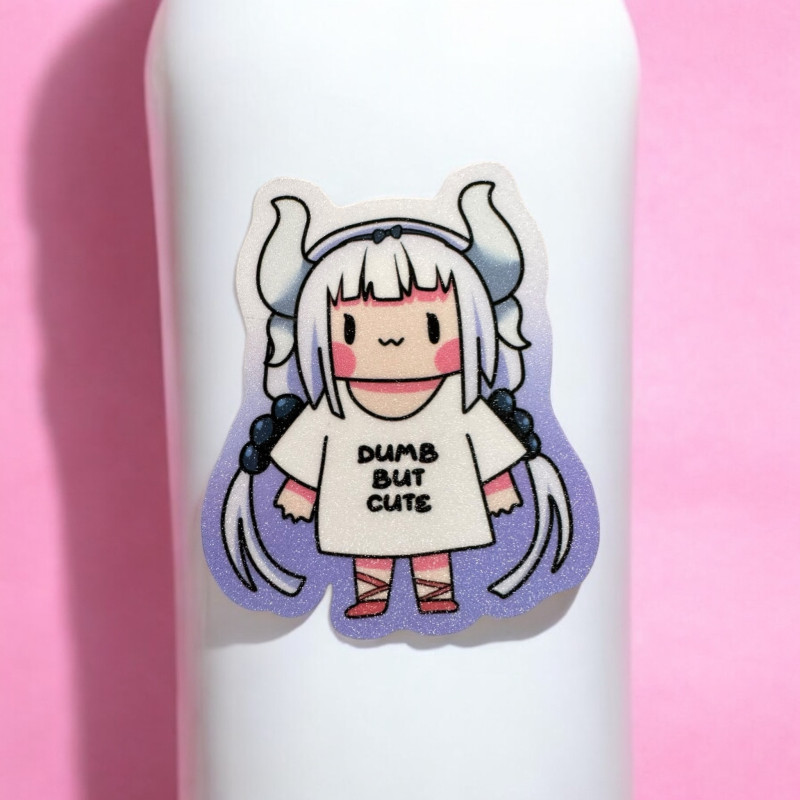 Miss Kobayashi's Dragon Maid: Kanna Glittered Stickers Miss Kobayashi's Dragon Maid: Kanna Glittered Stickers