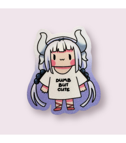 Miss Kobayashi's Dragon Maid: Kanna Glittered Stickers