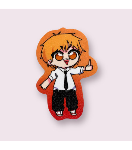 Chainsawman: Denji Glittered Stickers