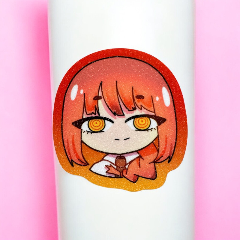 Chainsaw Man: Makima Glittered Stickers Chainsaw Man: Makima Glittered Stickers