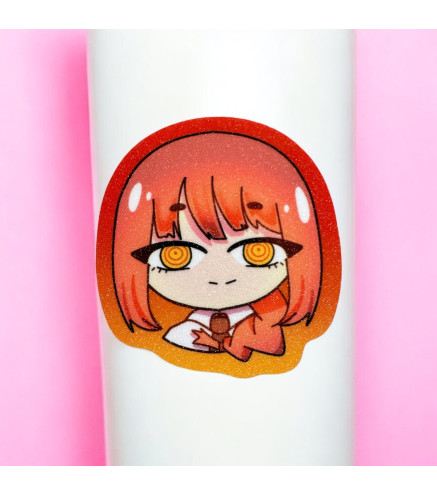 Chainsaw Man: Makima Glittered Stickers