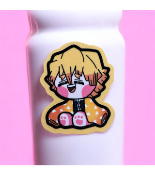 Demon Slayer: Zenitsu Glittered Stickers
