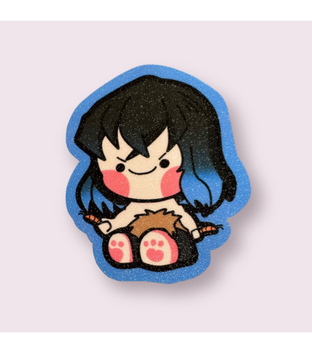 Demon Slayer: Inosuke Glittered Stickers