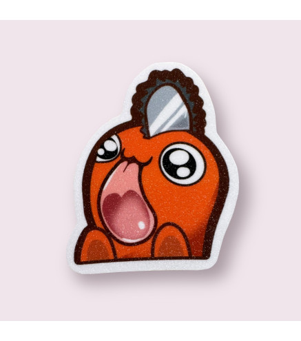 Chainsaw Man: Pochita Glittered Stickers
