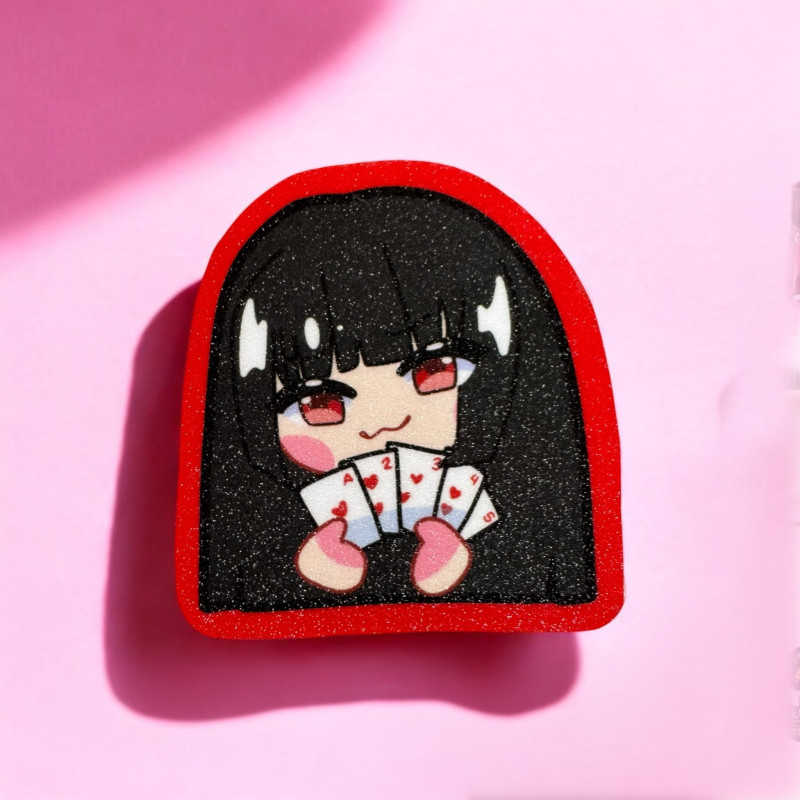 Kakegurui: Yumeko Glittered Stickers Kakegurui: Yumeko Glittered Stickers
