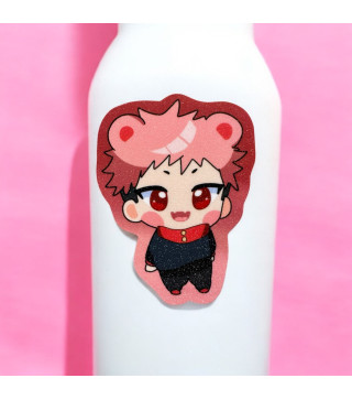 Jujutsu Kaisen: Yuji Glittered Stickers
