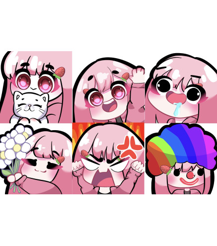 Customized Twitch Emote (4 Emotes)