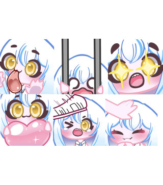 Customized Twitch Emote (4 Emotes)